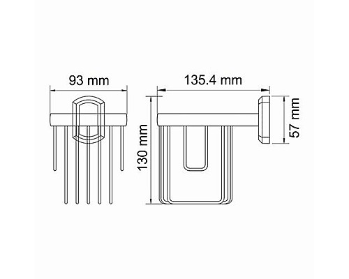 Держатель освежителя WasserKRAFT K-3045