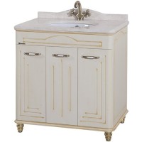 Тумба под раковину Bellezza Аллегро Люкс 120 4637519000359 Бежевая патина Золото