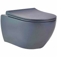 Унитаз beWash Bogen подвесной Антрацит с сиденьем Микролифт