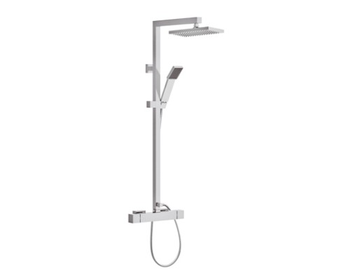 Душевой гарнитур Remer Qubica Thermo QT37 с термостатом Хром