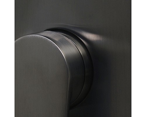 Верхний душ WasserKRAFT Wiese A200 Оружейная сталь