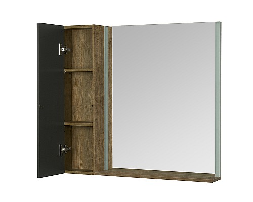 Подвесной шкаф Aquaton Терра 24 1A247403TEKA0 Дуб кантри Антрацит