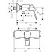 Смеситель для душа Hansgrohe Novus Loop