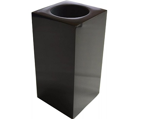 Стакан для зубных щеток Ridder Rom 22290110 Черный