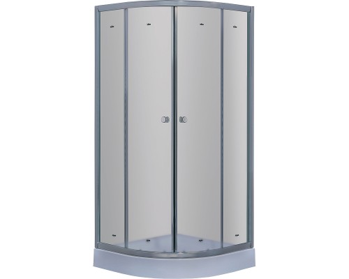 Душевой уголок Timo TL 100x100 профиль Хром стекло матовое