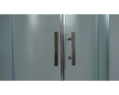 Душевой уголок Timo TL 100x100 профиль Хром стекло матовое