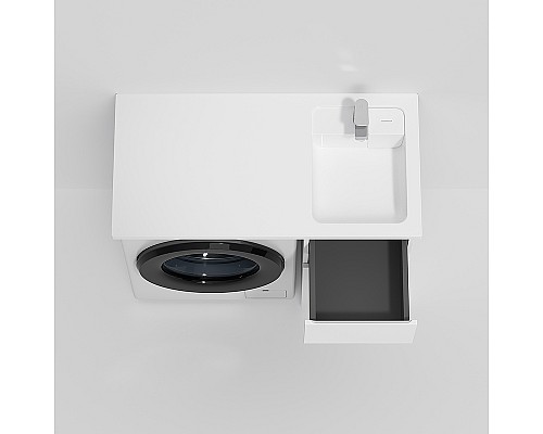 Раковина AM.PM X-Joy 100 R M85AWPR1001WG на стиральную машину Белая