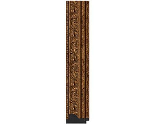 Зеркало Evoform Definite 134х74 BY 3297 в багетной раме - Виньетка состаренная бронза 56 мм