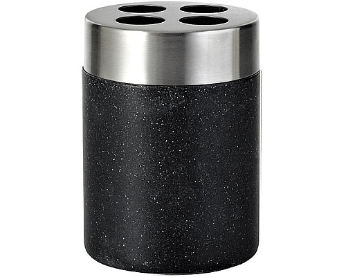 Стакан для зубных щеток Ridder Stone 22010210 Черный