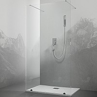 Душевая перегородка RGW Walk In WA-016 120 35101612-11 профиль Хром стекло прозрачное