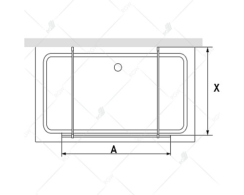 Душевая перегородка RGW Walk In WA-016 120 35101612-11 профиль Хром стекло прозрачное