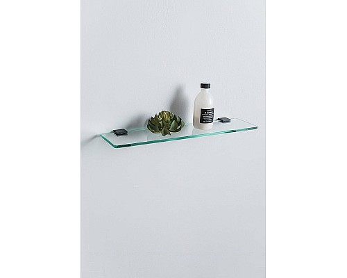 Стеклянная полка Allen Brau Infinity 6.21012-31 Черная матовая