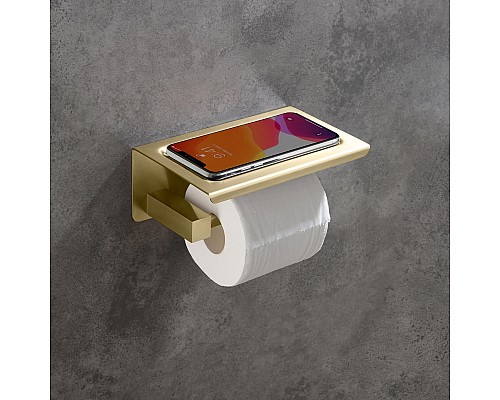 Держатель туалетной бумаги Timo Selene 17044/17 Золото матовое