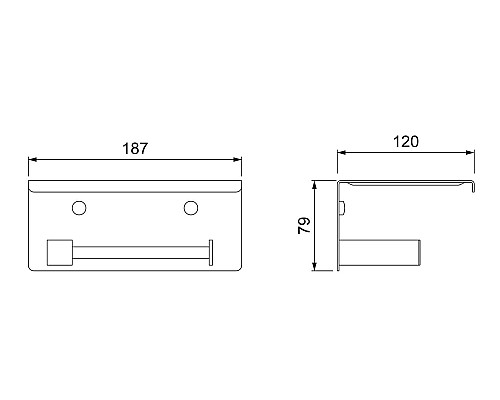 Держатель туалетной бумаги Timo Selene 17044/17 Золото матовое