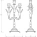 Подсвечник Migliore Luxor Золото