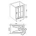 Душевое ограждение ORION WTW-120-C-CH GOOD DOOR ОР00006