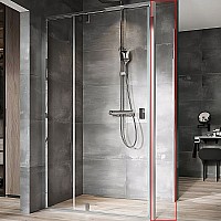 Душевая стенка Ravak Nexty NPS-100 90OA0C00Z1 профиль Хром стекло Transparent