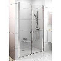 Душевая дверь Ravak Chrome 0QVDC10LZ1 110 белый прозрачный