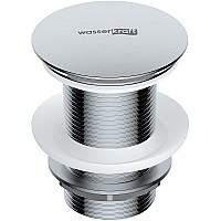 Донный клапан WasserKRAFT A244 Click-Clack Хром