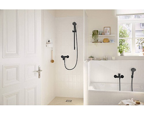 Смеситель для душа Hansgrohe Rebris S 72640670 Черный матовый