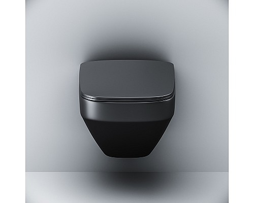 Унитаз AM.PM Inspire V2.0 C50A1700MBSC подвесной Черный матовый с сиденьем микролифт