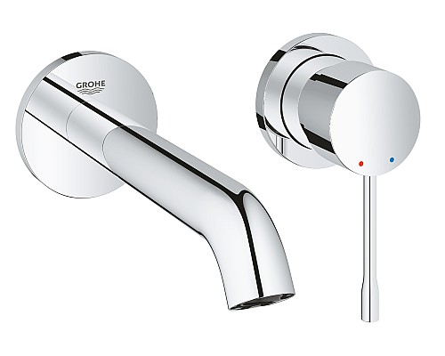 Смеситель Grohe для раковины Grohe настенный, на два отверстия 19408001