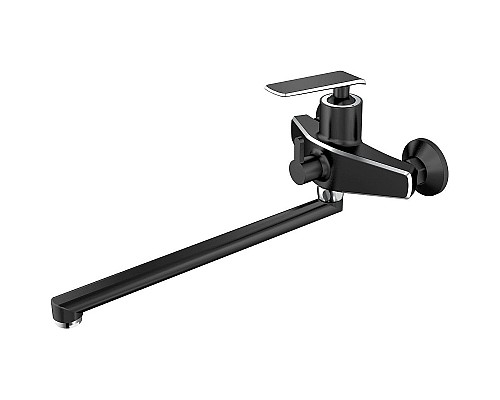 Смеситель для ванны Haiba HB22548-7 универсальный Черный Хром