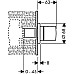 Запорный вентиль Hansgrohe Ecostat S 15972000
