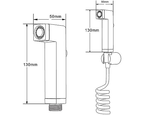 Гигиенический душ Orange HS021cr Хром