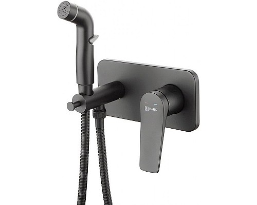 Гигиенический душ со смесителем Lemark Bronx LM3720BL Черный