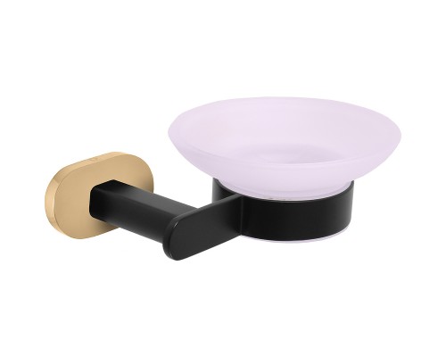 Мыльница Rav Slezak Yukon YUA0300CMATZ Черный матовый Золото