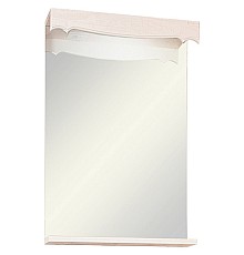 Зеркало Бриклаер Кантри 45 4627125413599 с подсветкой Бежевый дуб прованс