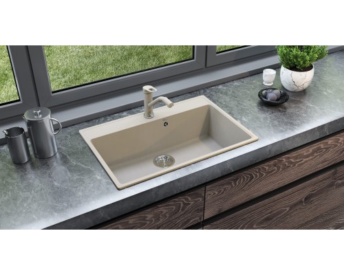 Кухонная мойка Ulgran Quartz Forte 760-02 лен