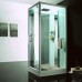 Душевая кабина Orans 100x100 R с баней профиль Белый задние стенки Белые