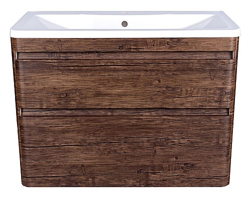 Тумба под раковину подвесная Style Line Атлантика 100 ЛС-00000663 старое дерево