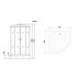 Душевая кабина Niagara Standart + NG-2306-01 90x90