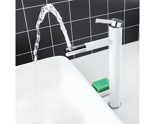 Смеситель для раковины Frap H52 F1052-15 Белый Хром