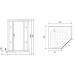 Душевая кабина Niagara Lux 100x100 NG-7702DW без гидромассажа