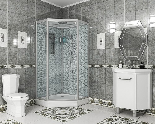 Душевая кабина Niagara Lux 100x100 NG-7702DW без гидромассажа