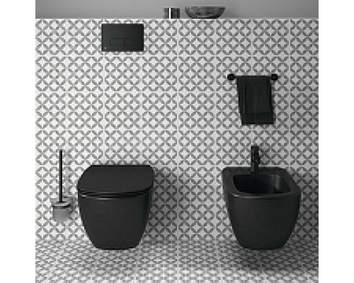 Биде Ideal Standard Tesi T3552V3 подвесное Черный шелк