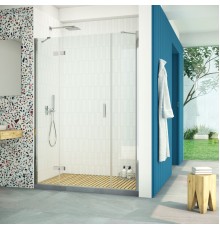 Дверь в душевой проем AFP-F Retta 130 08 01 L стекло прозрачное