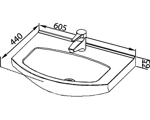 Раковина Corozo Элеганс 60 SD-00000383