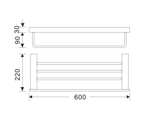 Полотенцедержатель Orans P-7201