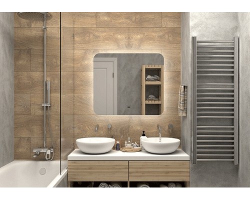 Зеркало Art&Max Ravenna AM-Rav-800-700-DS-F с подсветкой с бесконтактным выключателем