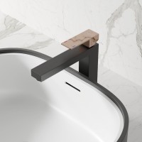 Смеситель NTBagno NT9001HBG черный матовый