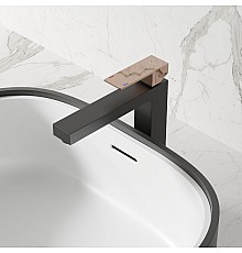 Смеситель NTBagno NT9001HBG черный матовый