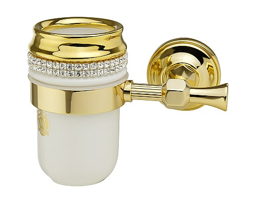 Стакан для зубных щеток Migliore Dubai 31252 Белый Золото