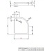 Акриловый поддон для душа Radaway Siros E Compact 90x80 R Белый