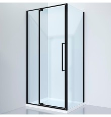 Душевой уголок Black&White Stellar Wind S812 BC 90x90 Черный матовый