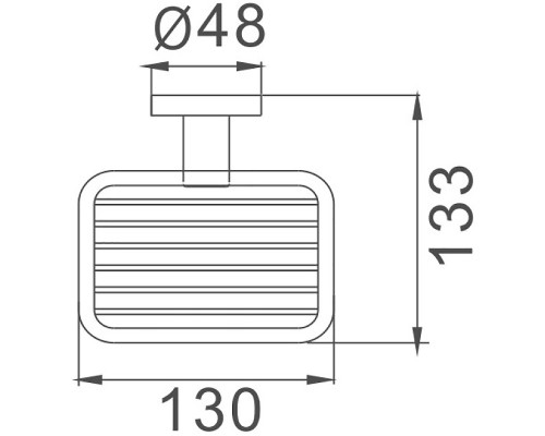 Мыльница Haiba HB8702-1 Черная